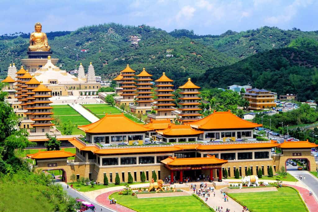 Fo Guang Shan Monastery in Kaohsiung, Taiwan