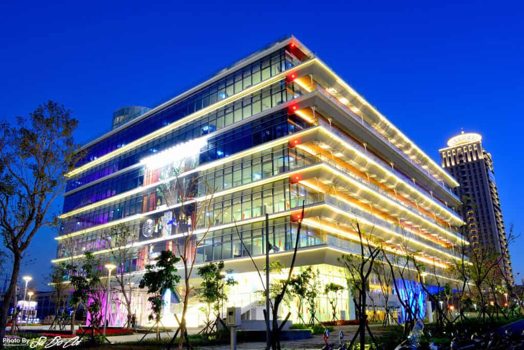 Kaohsiung Main Public Library, a modern architectural landmark.