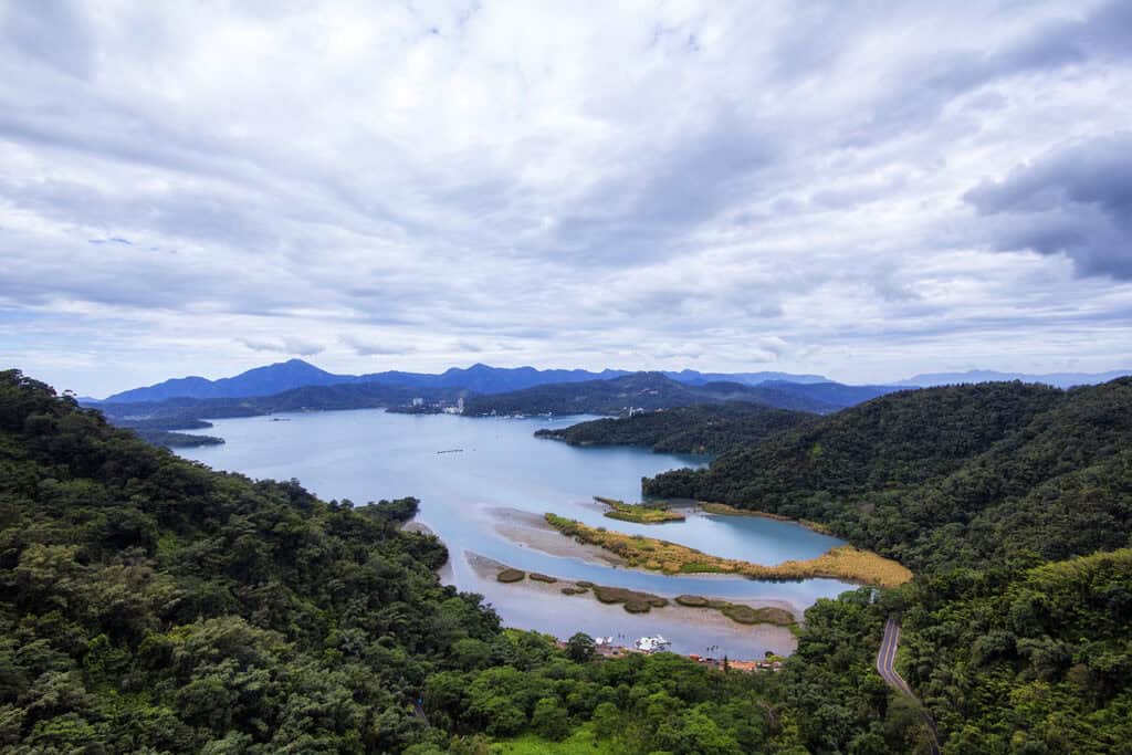 Sun Moon Lake in central Taiwan