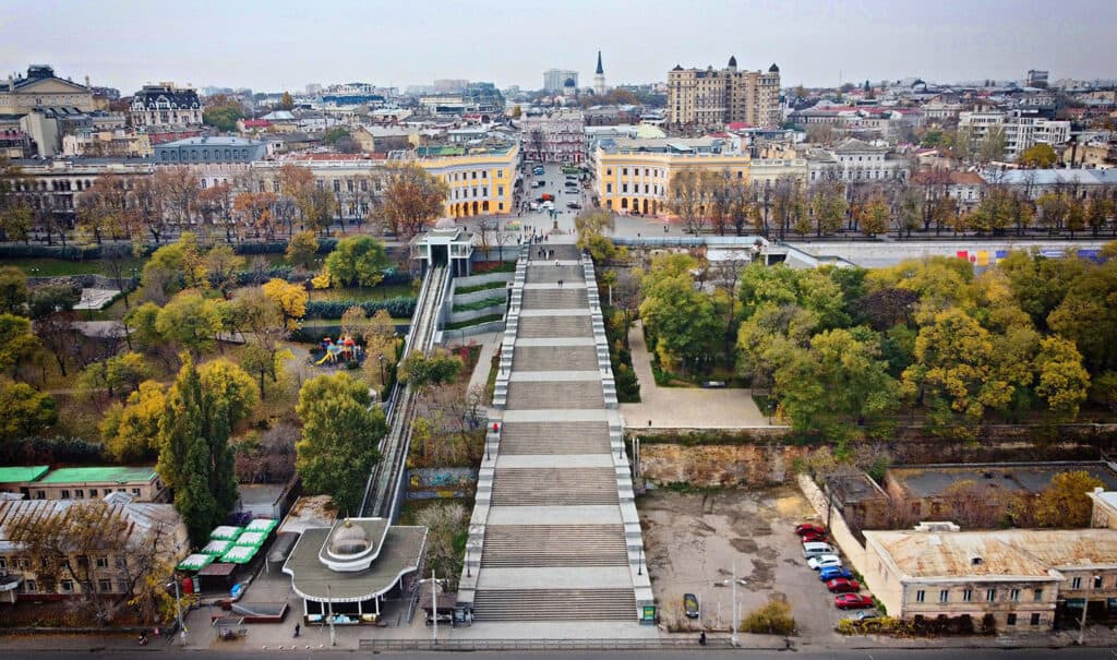 Potemkin Stairs in Odessa, Ukraine