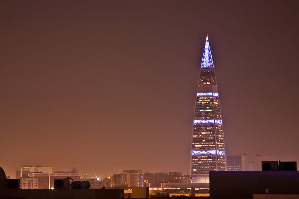 Al Faisaliah Tower, Riyadh skyline