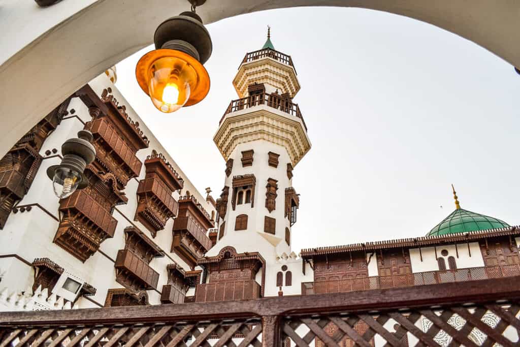 Jeddah Historical District with preserved traditional architecture.