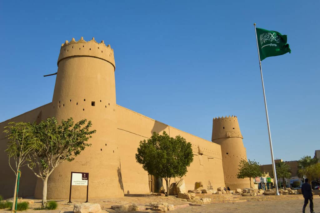 Masmak Fortress, a historic landmark in Riyadh.