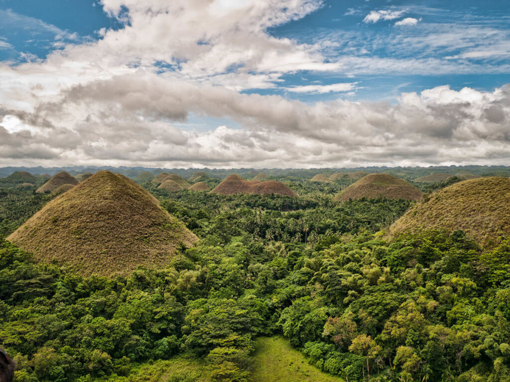 Chocolate Hills in Bohol, Philippines