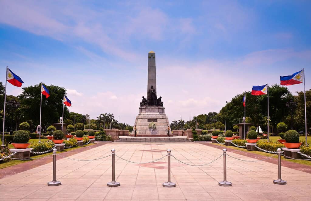 Rizal Park in Manila, Philippines