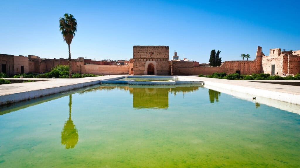 El Badi Palace in Marrakech, Morocco