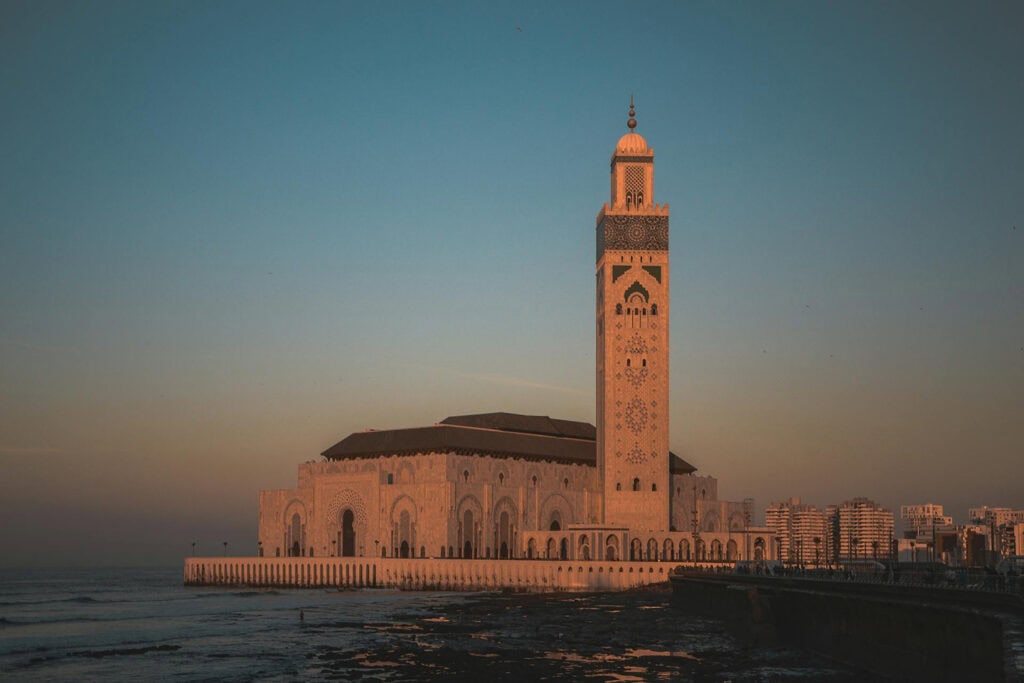 Hassan II Mosque in Casablanca, Morocco