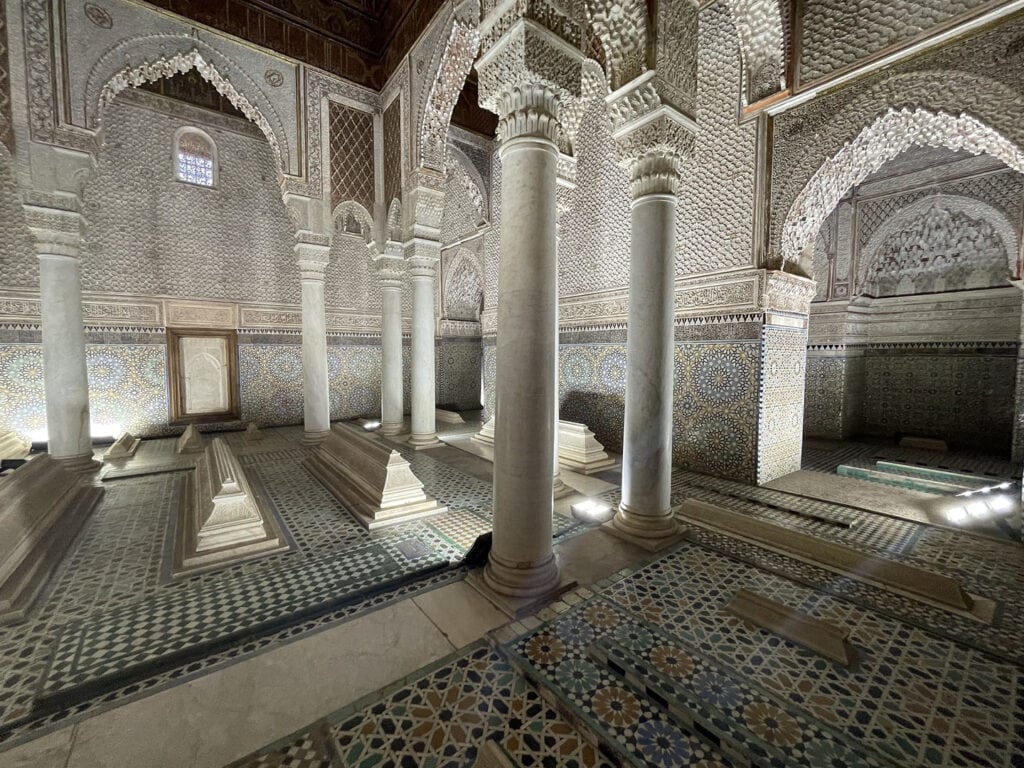 Saadian Tombs in Marrakech, Morocco