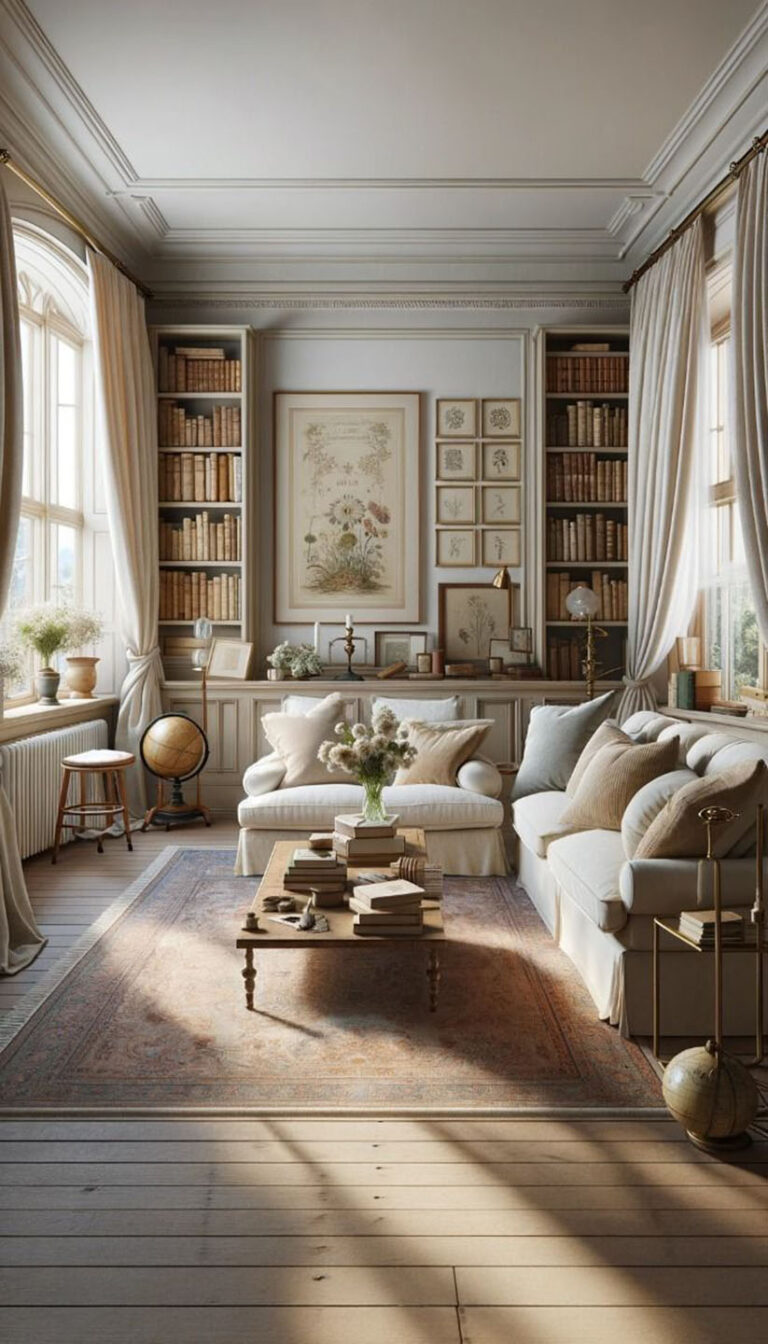 Light Academia Interior Design: 8 Key Elements