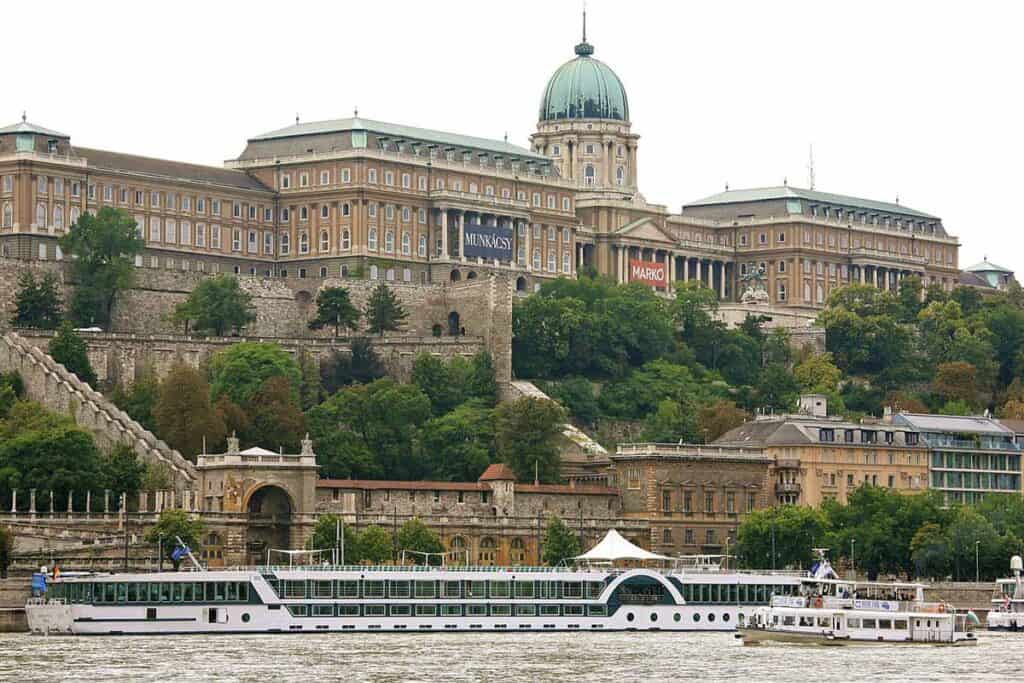 Explore the majestic Buda Castle in Budapest.