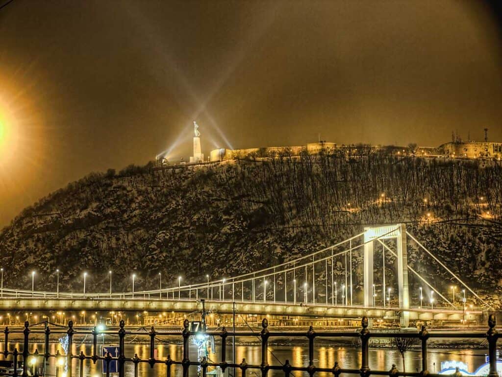 Budapest's Statue of Liberty atop Gellért Hill