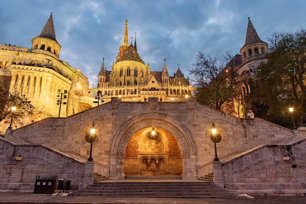 Fisherman’s Bastion, Budapest view