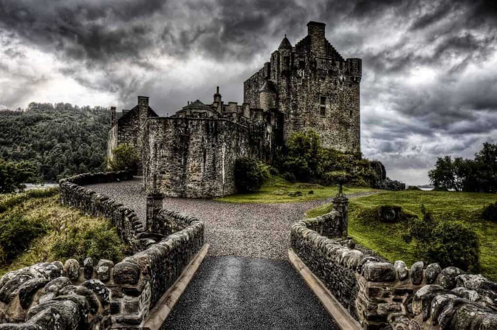Eilean Donan Castle historic site Scotland