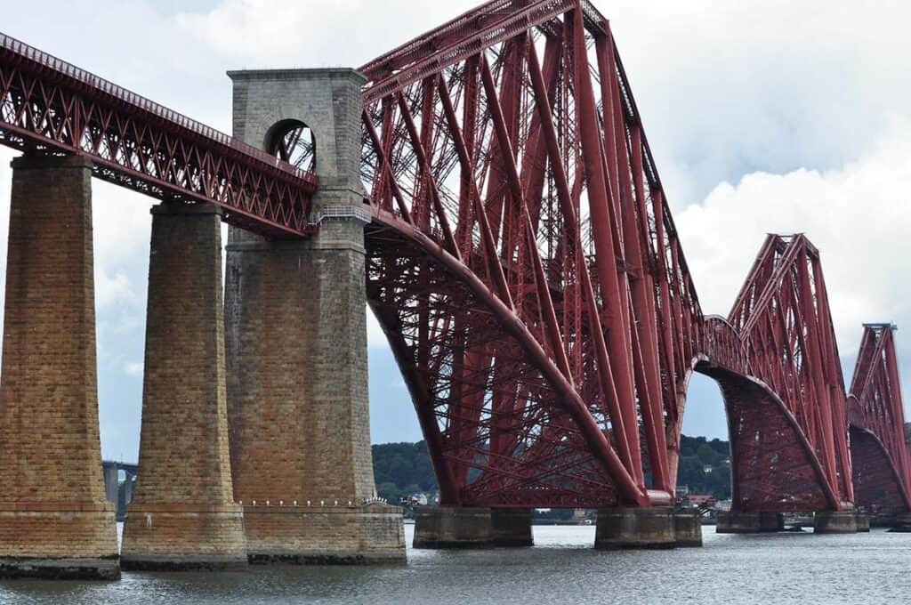 Forth Rail Bridge iconic landmark Scotland
