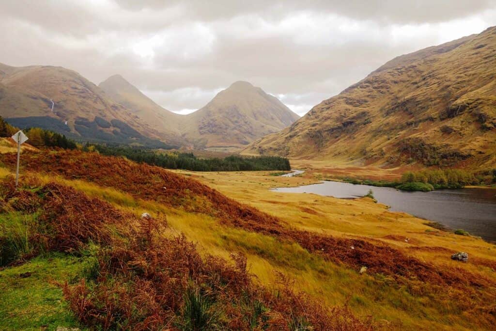 Glencoe scenic valley Highlands Scotland
