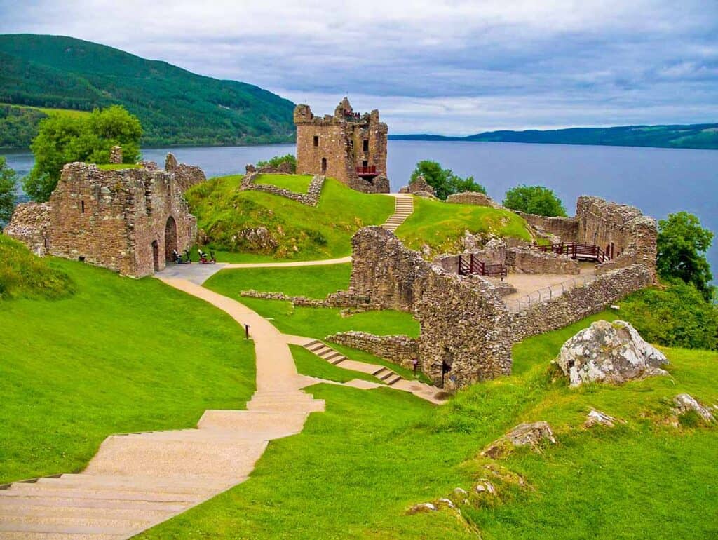 Urquhart Castle ruins Loch Ness Scotland