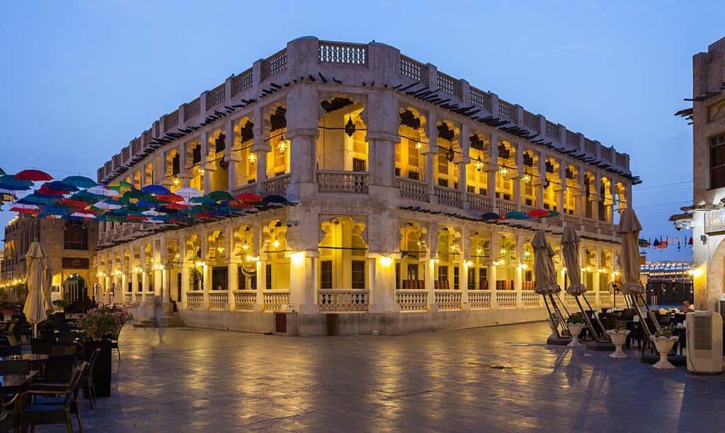 Traditional market Souq Waqif in Doha
