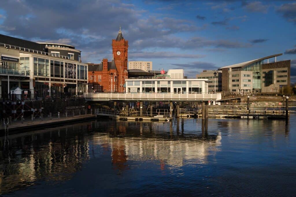 Cardiff Bay waterfront, Wales