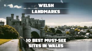 Famous Welsh landmark view