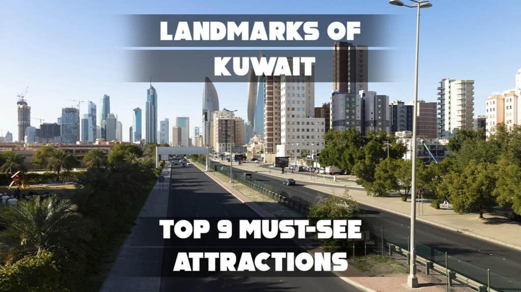 Kuwait City skyline view