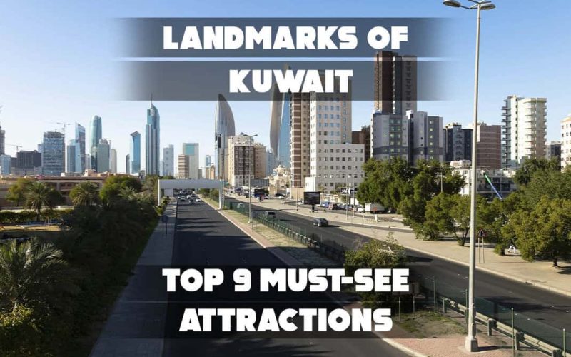 Kuwait City skyline view