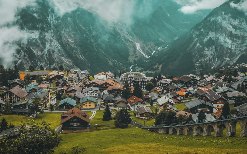Mountain style homes.