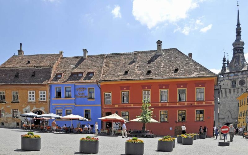 Sighișoara Citadel in Romania.