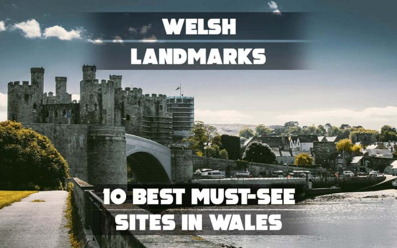 Famous Welsh landmark view